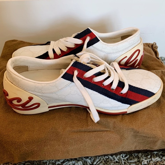 Vintage Authentic Gucci Sneakers (Box Included) - Picture 4 of 8